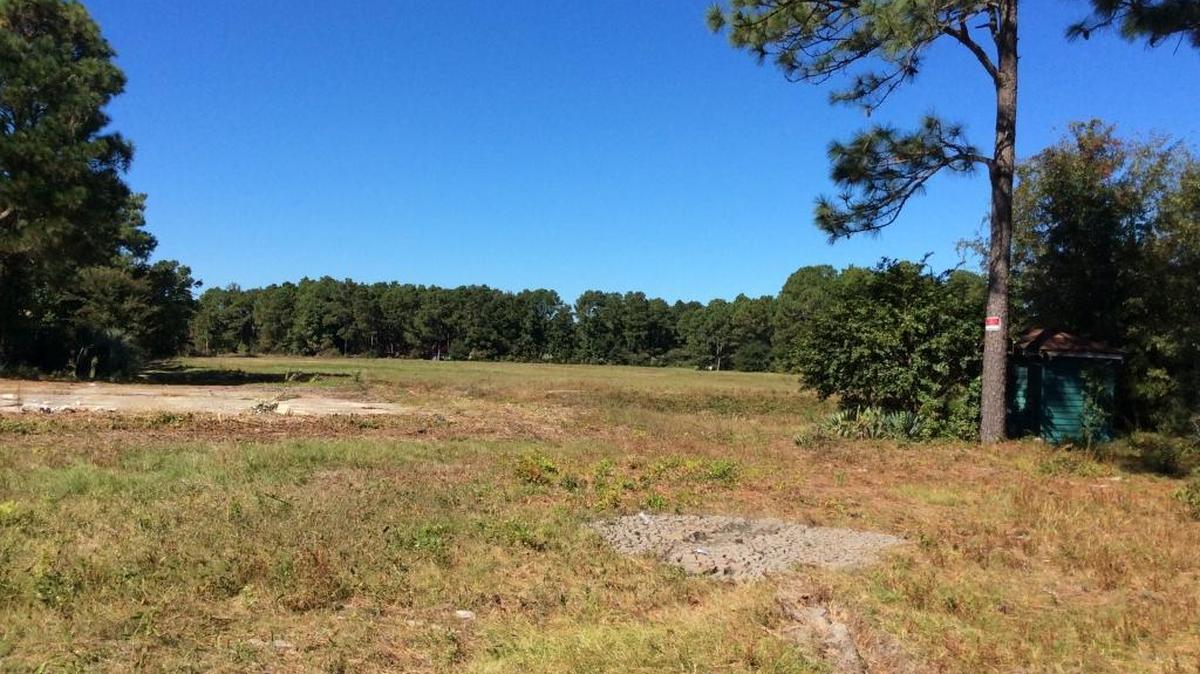What used to be a tee box and fairway near the clubhouse of the former Deer Track Golf Resort, which has been closed since 2006.