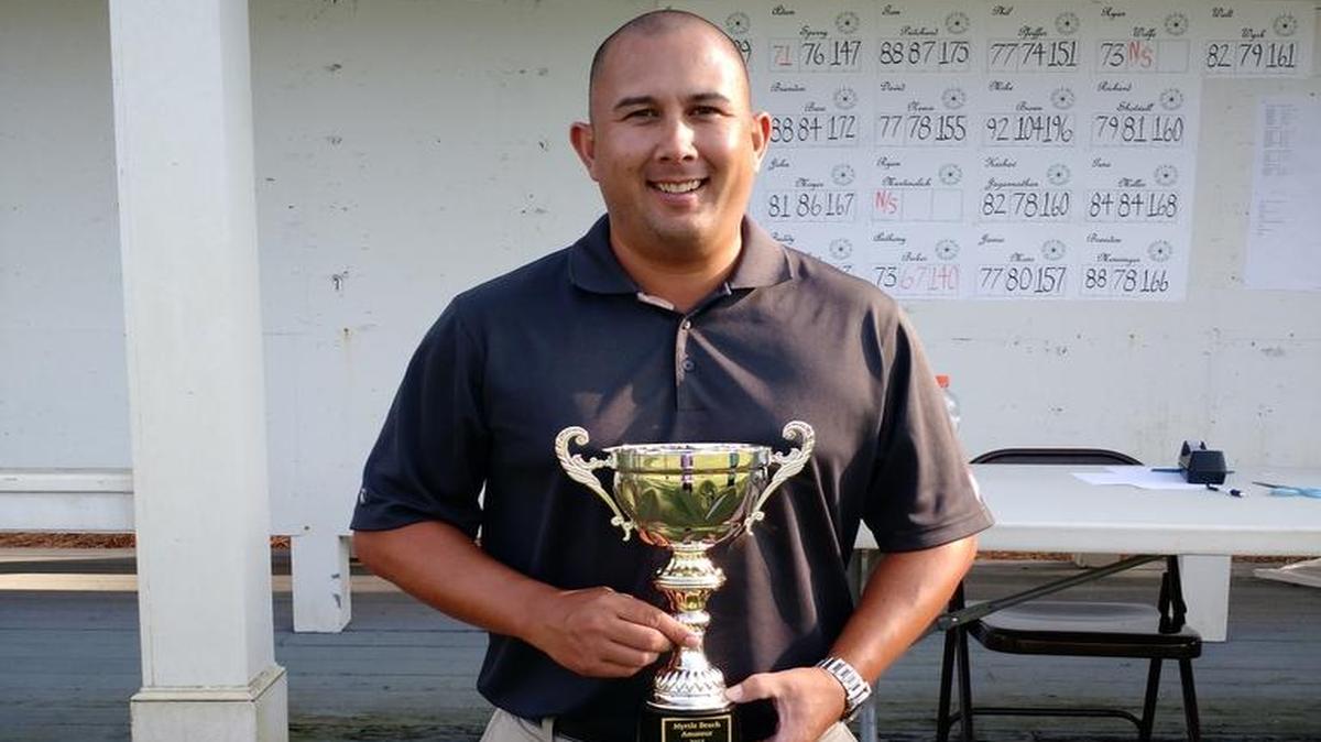 Myrtle Beach Amateur winner Anthony Baker of Walkertown, N.C.