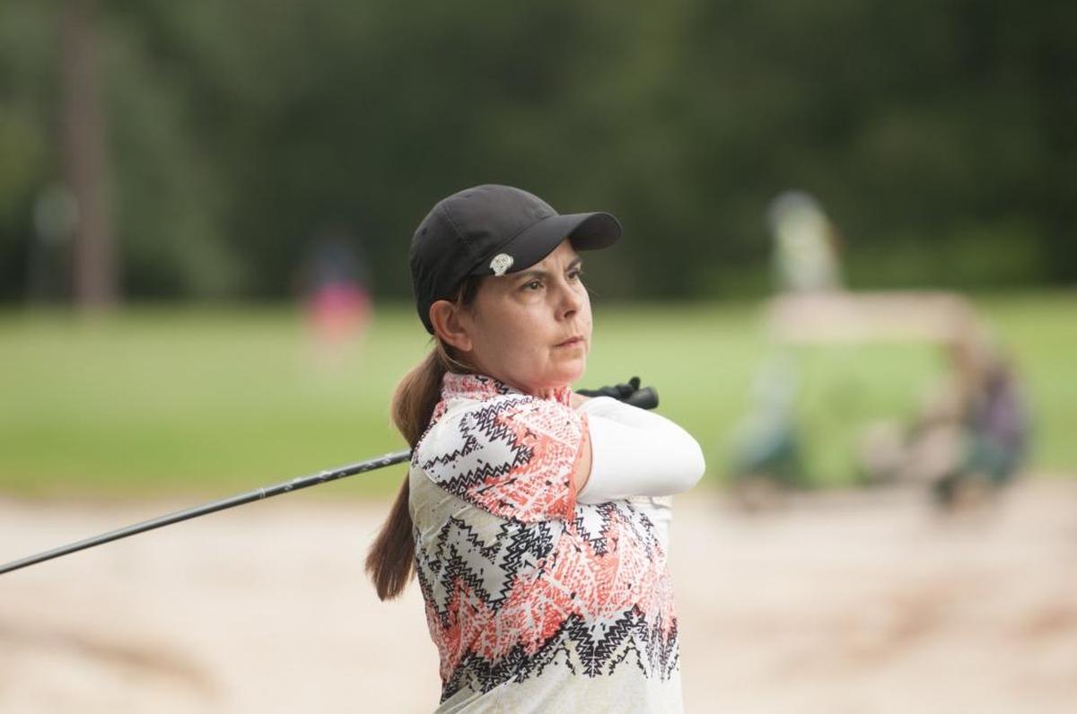 Isabel Pena of the Houston area plays in the Myrtle Beach World Amateur Handicap Championship at Founders Club on Thursday .