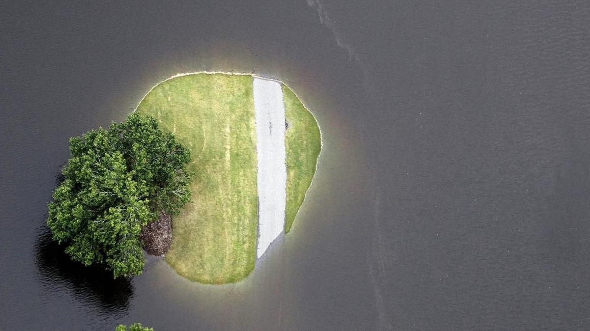 Golf course operators on the Grand Strand hope Hurricane Florence doesn’t result in the extent of flooding from record rainfall in October 2015, when a storm left parts of Aberdeen Country Club (pictured) in Longs and other courses under water.
