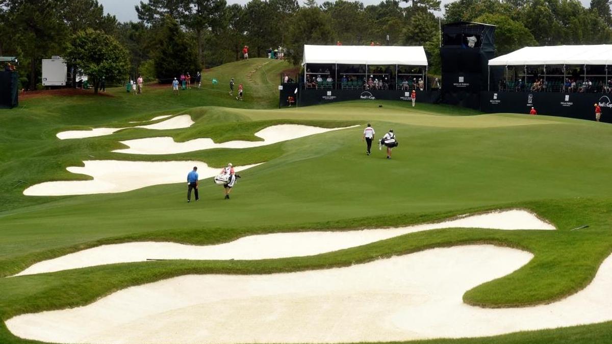 The second round of the Wells Fargo Championship was played Friday in Wilmington, N.C.