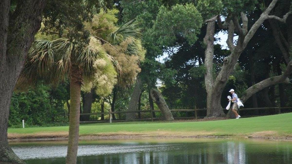Golfers compete in the 110th Southern Amateur Championship at The Dunes Golf and Beach Club on Saturday. The four-day tournament is scheduled to conclude Sunday.