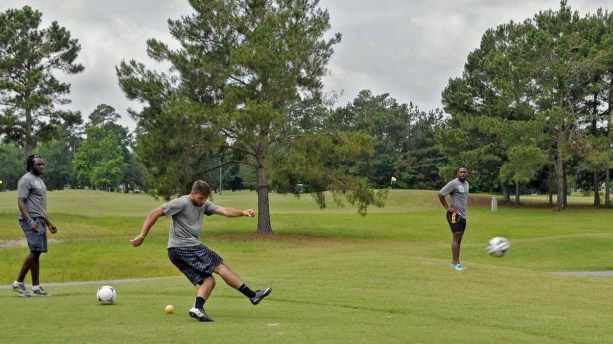 FootGolf was introduced to the Myrtle Beach area at Meadowlands Golf Club in the summer of 2014.