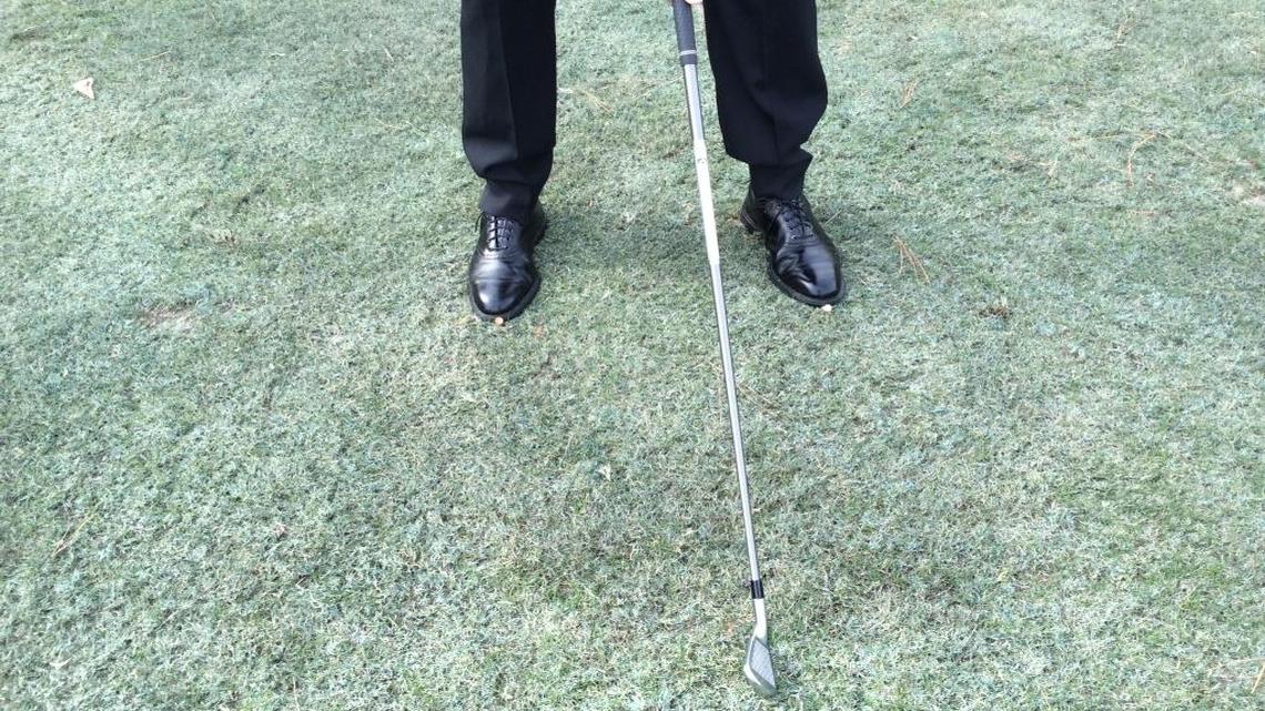 Weekly golf tip with Brad Redding: Getting stance width correct essential to golf swing