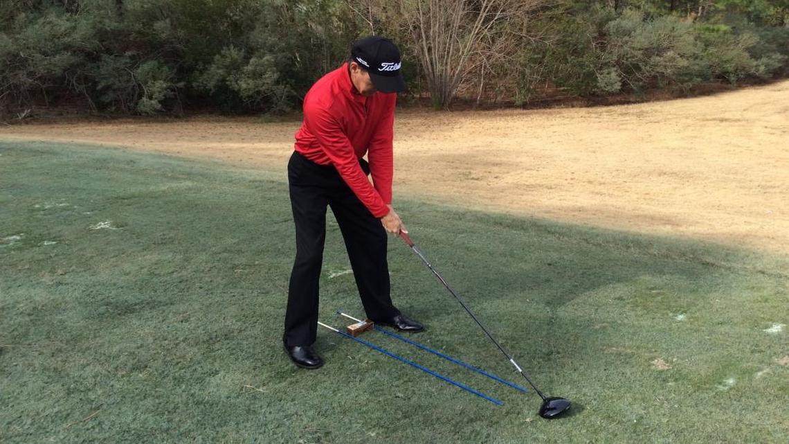 Weekly golf tip with Brad Redding: Use a ball sleeve to determine each club’s address point