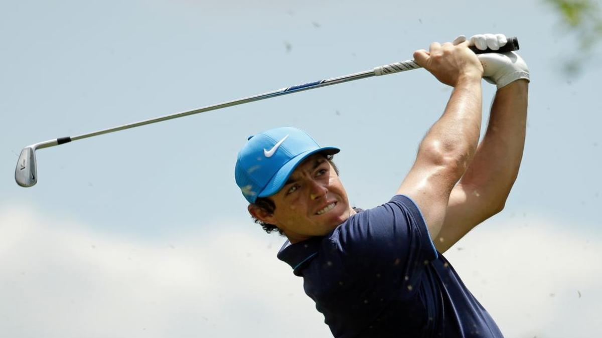 Rory McIlroy watches his tee shot on the second hole during the pro-am of the Wells Fargo Championship in Charlotte on Wednesday.