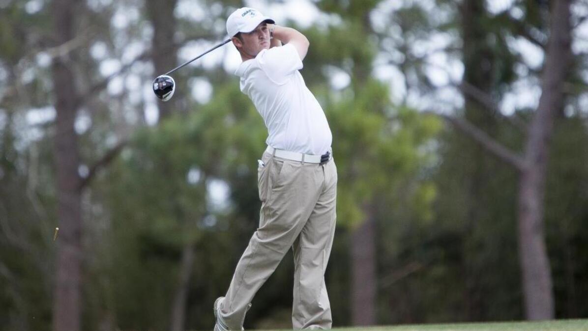 Coastal Carolina graduate Andrew Dorn, pictured playing in the 2015 General Hackler Championship at The Dunes Golf and Beach Club, failed to get through the first stage of the Web.com Tour Qualifying Tournament.