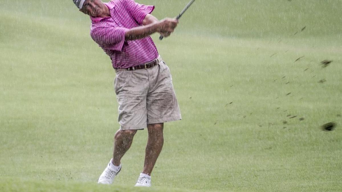 Todd White, pictured in a practice round Wednesday, shot a 71 Thursday and trails leader Ben Dietrich by four shots after the first round of the South Carolina Amateur Championship at DeBordieu Club in Georgetown. The tournament is being played through Sunday.