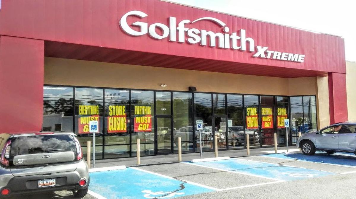 Golfsmith Xtreme in North Myrtle Beach is going out of business.