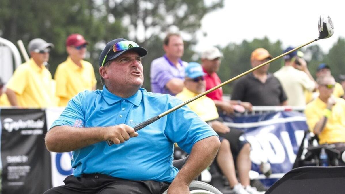 Dave ‘Wheels’ Sawtell of Australia competed in the ParaLong Drive Cup at Legend's Golf Resort last August, which was held as part of the inaugural Amateur Long Drive World Championship.