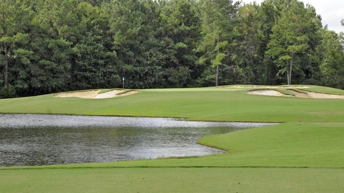 Shaftesbury Glen Golf & Fish Club (par-3 eighth hole pictured) will host the Lowcountry Open two-person best ball tournament on Aug. 6-7.