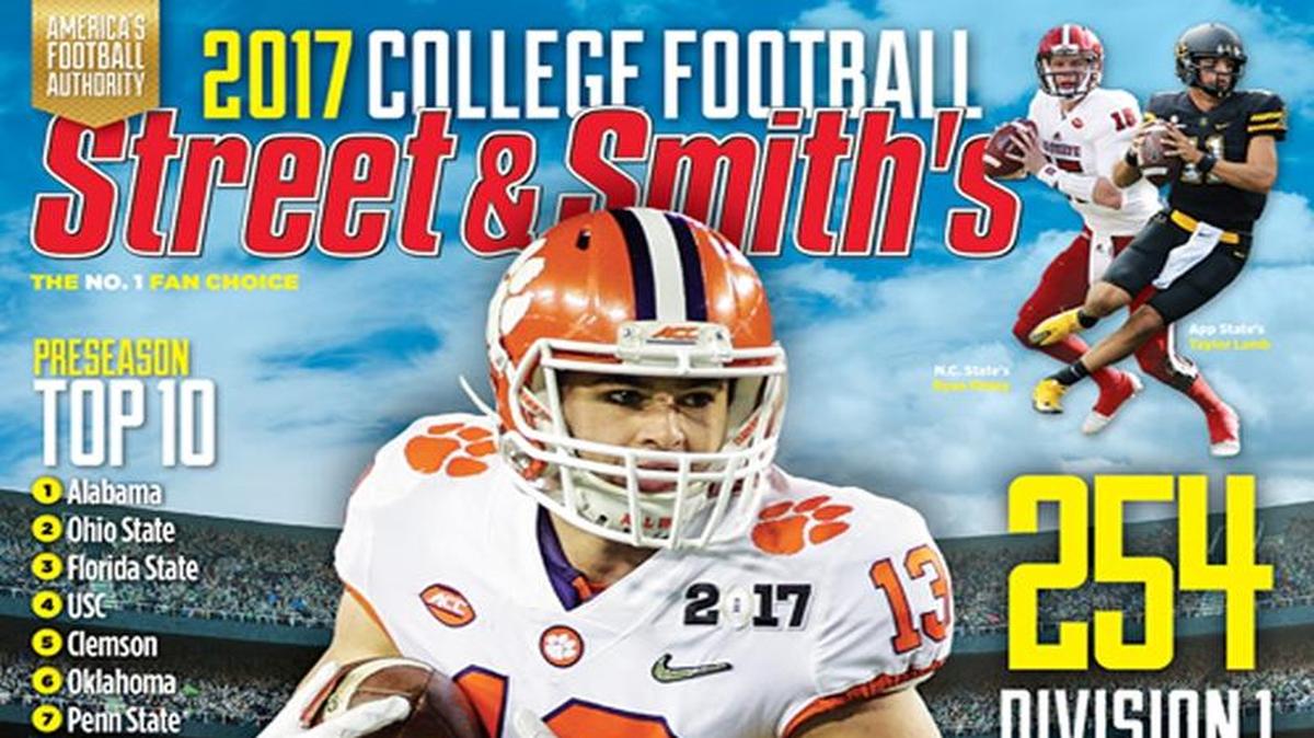 Former Socastee standout and current Clemson wide receiver Hunter Renfrow graces the cover of the 2017 Street & Smith’s college football preview magazine being sold in the Carolinas.