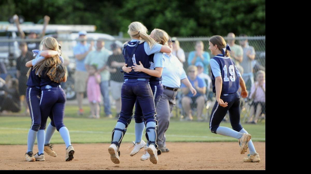 
Aynor players celebrate after beating Johnsonville 3-2 on Friday night in the Lower State finals.
