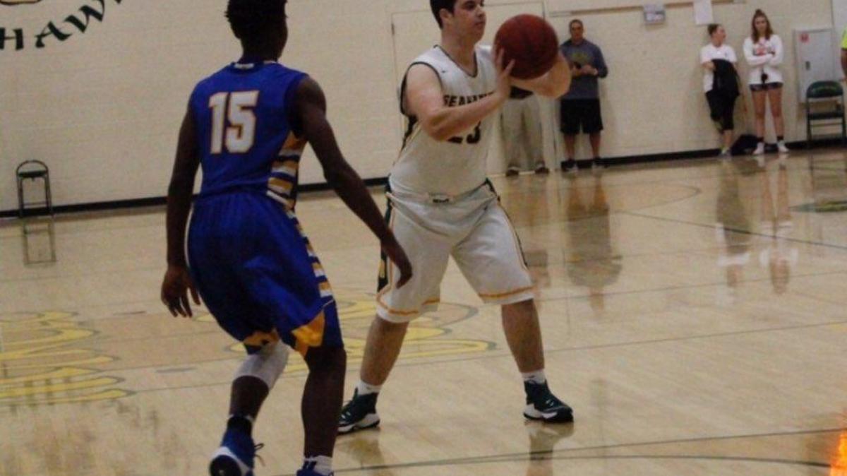 Known more for his work behind the scenes for Myrtle Beach basketball, manager Nick Shannon received some time in the limelight last week, dressing out and seeing playing time for the Seahawks.