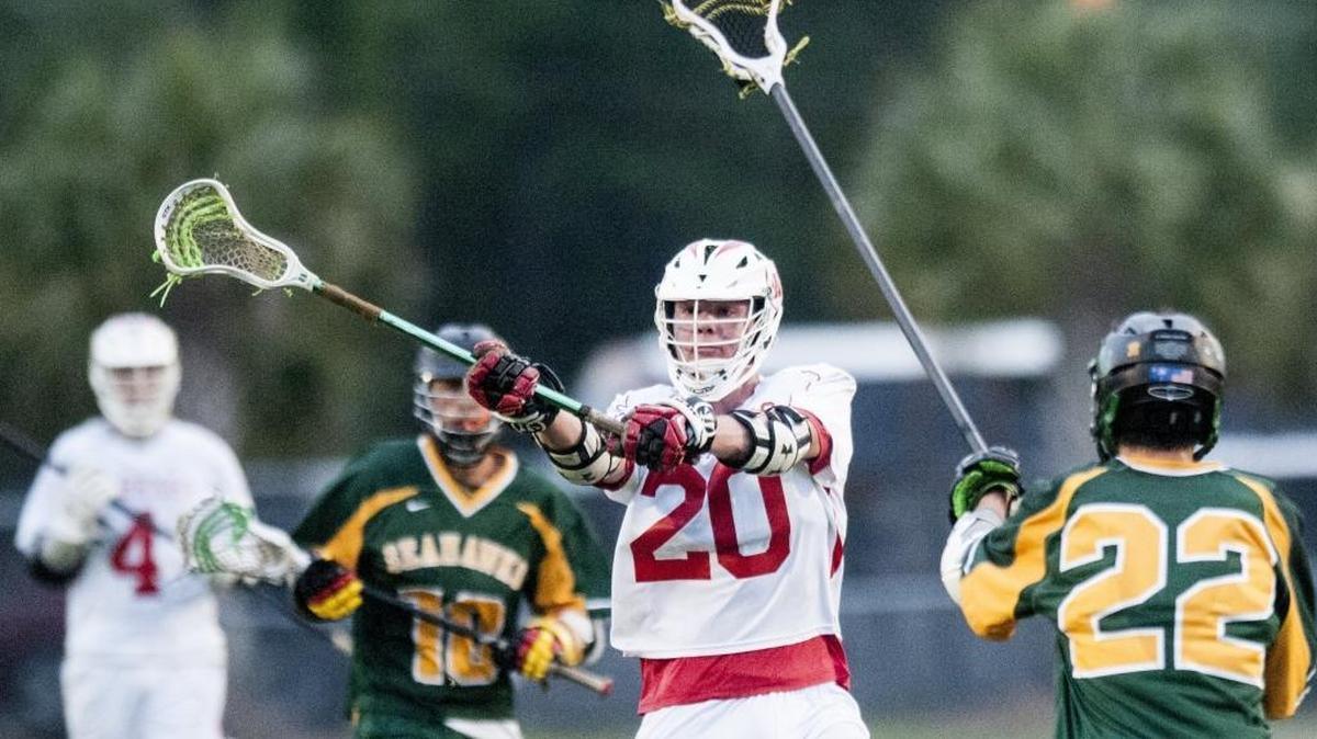 Waccamaw's Brandon Ahalt takes a shot against Myrtle Beach.
