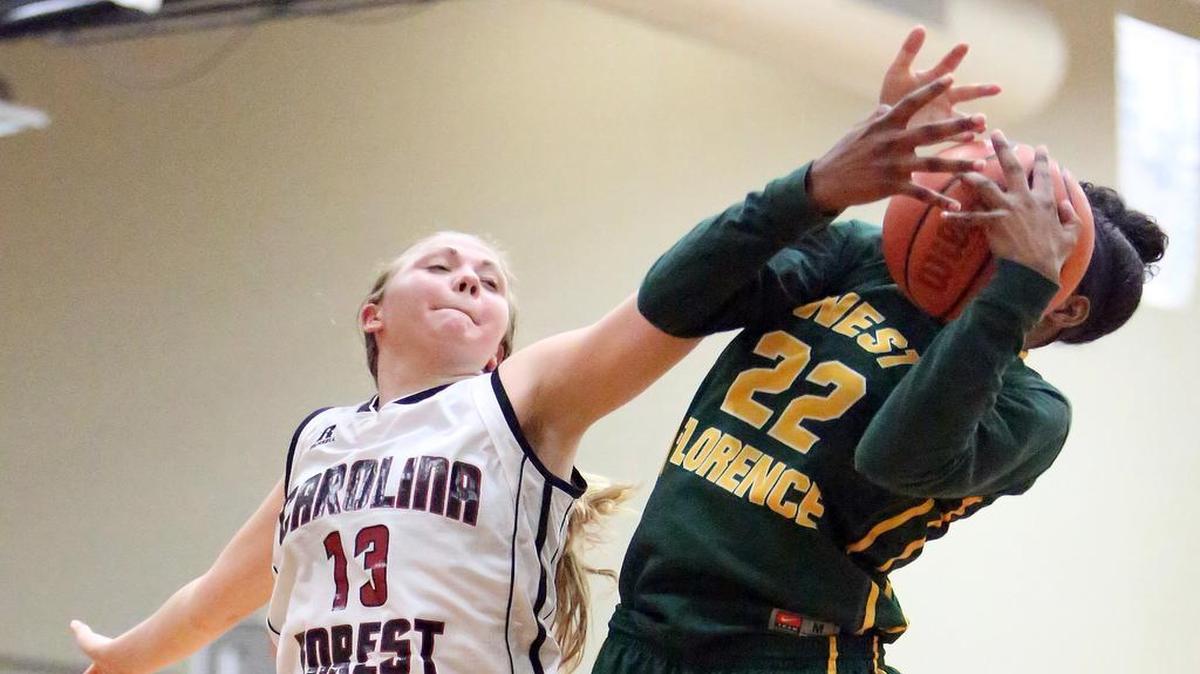 Alexis Tomlin and the Carolina Forest girls trail West Florence by a game for fourth place out of Region VI-AAAA.