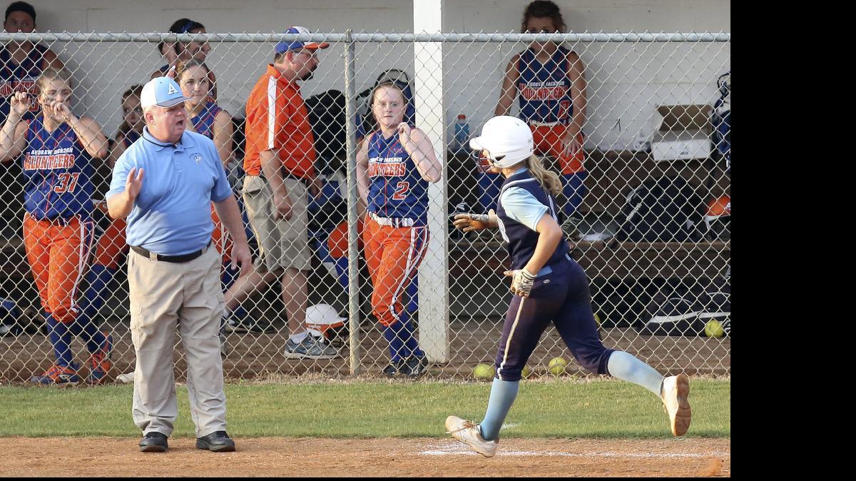 
Aynor's Hannah Seaver rounds third in her second homer of the game as Aynor beats Andrew Jackson 8-5. The third game in the state softball finals is at 6:30 p.m. Friday.
