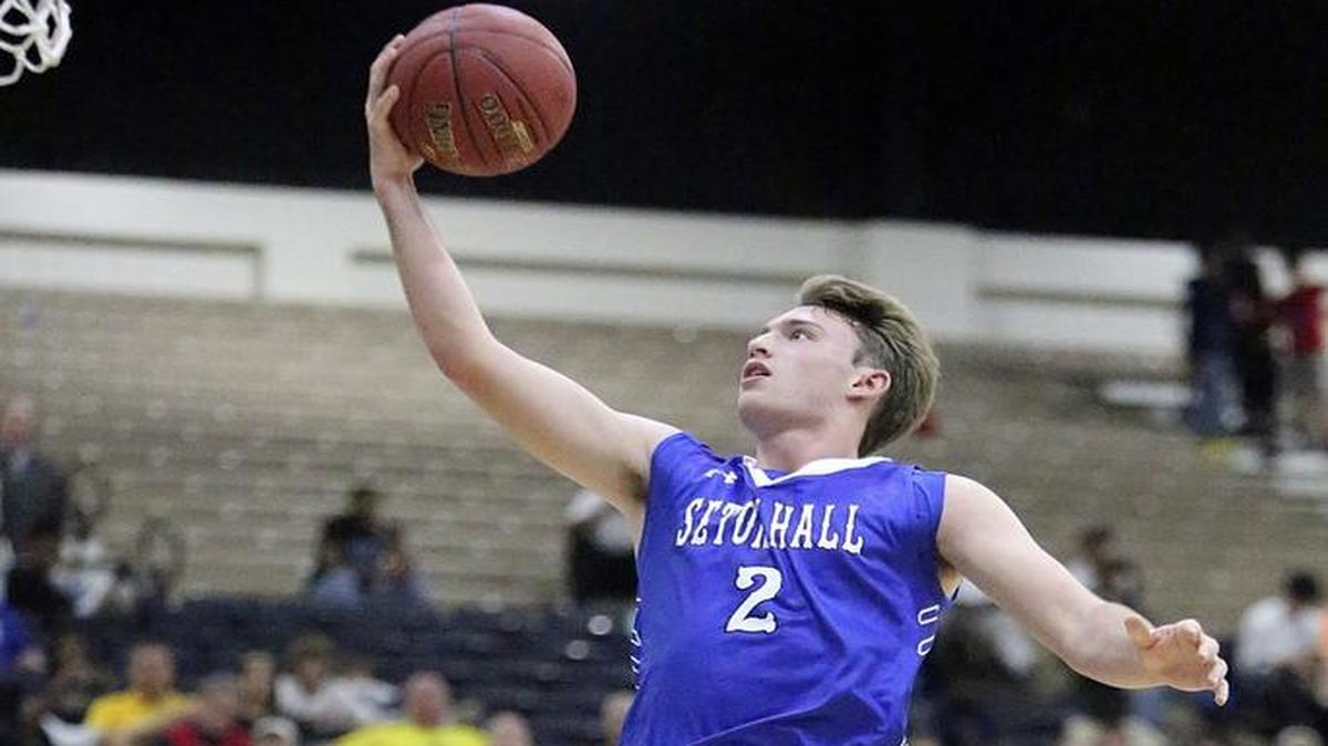 Seton Hall Prep’s Zach Keller goes up for a dunk during Saturday’s game.