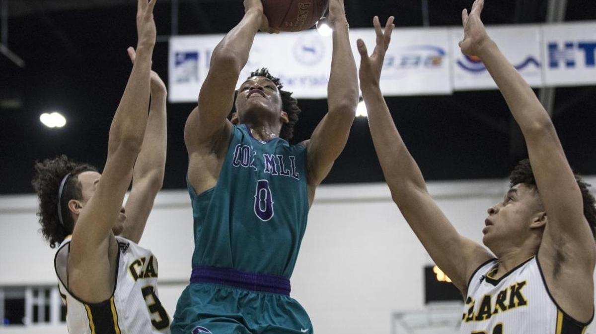 Cox Mill's Wendell Moore was the high scorer with 32 points and seven rebounds over Clark (Nev.) on Thursday.