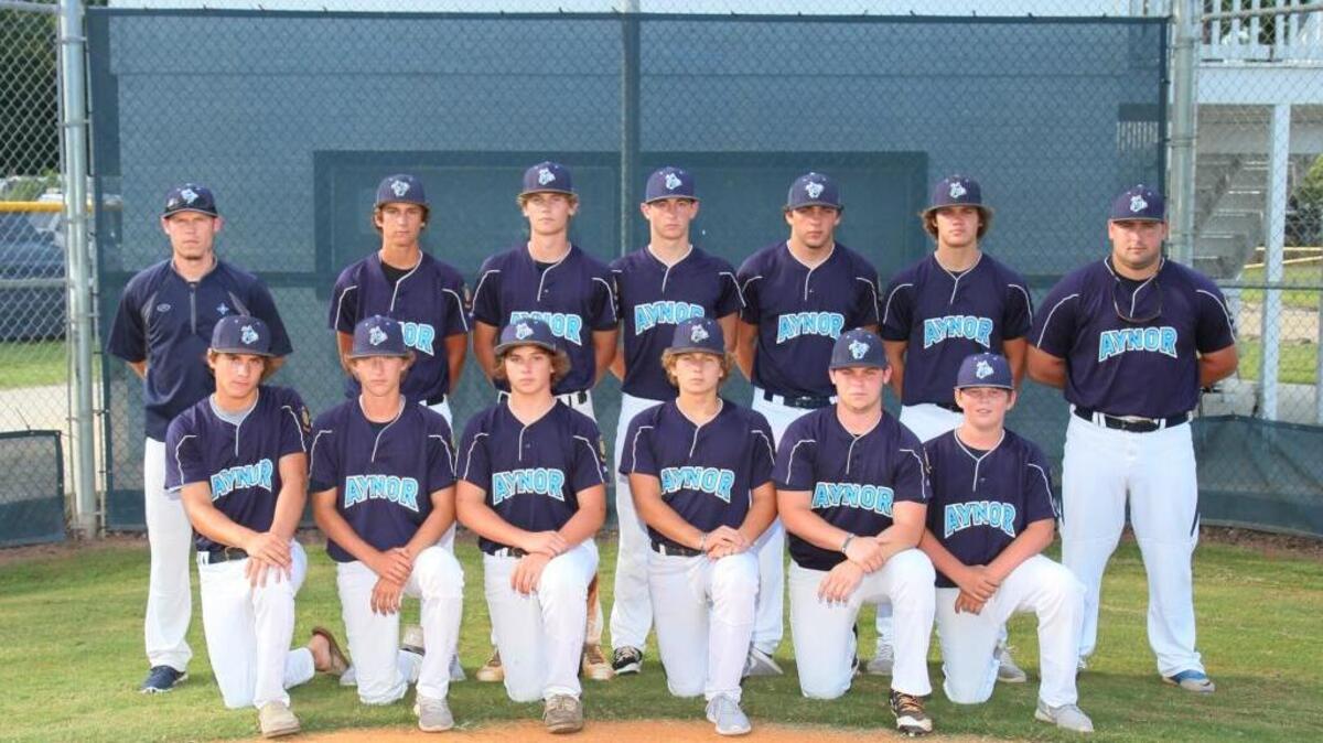 The Aynor Post 81 players pose for a team picture.