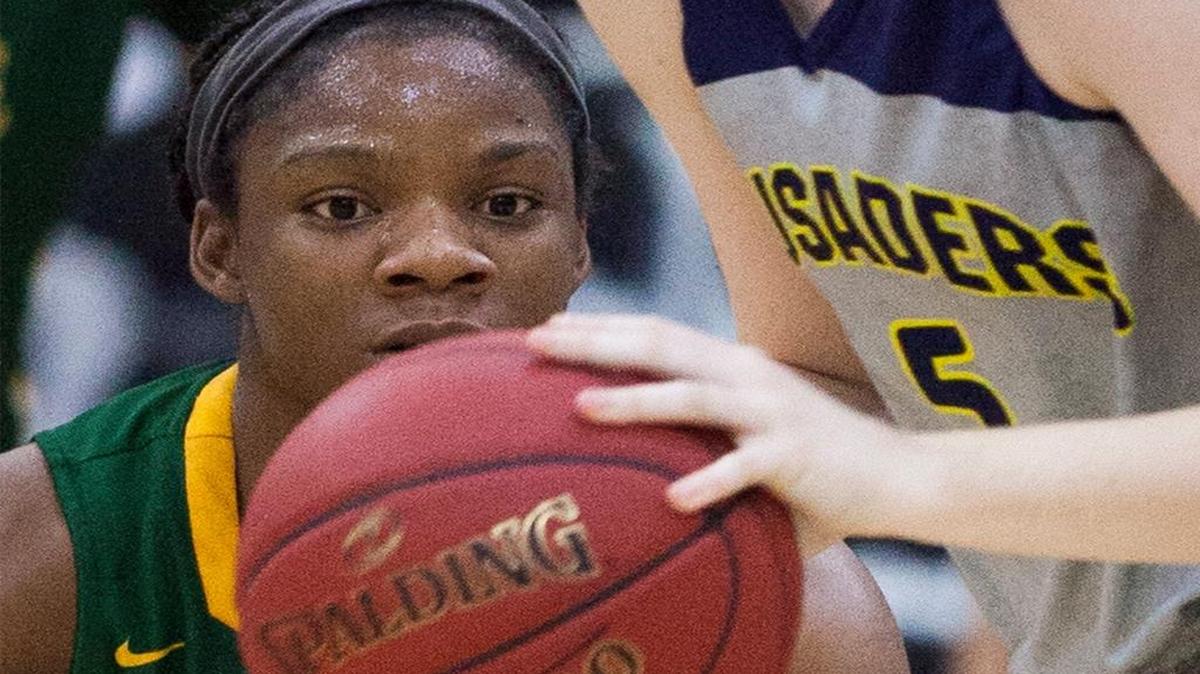 Myrtle Beach guard Keocia Walker looks to lead her teammates to the third round of the Class AAA playoffs tonight when the Seahawks host Stall.