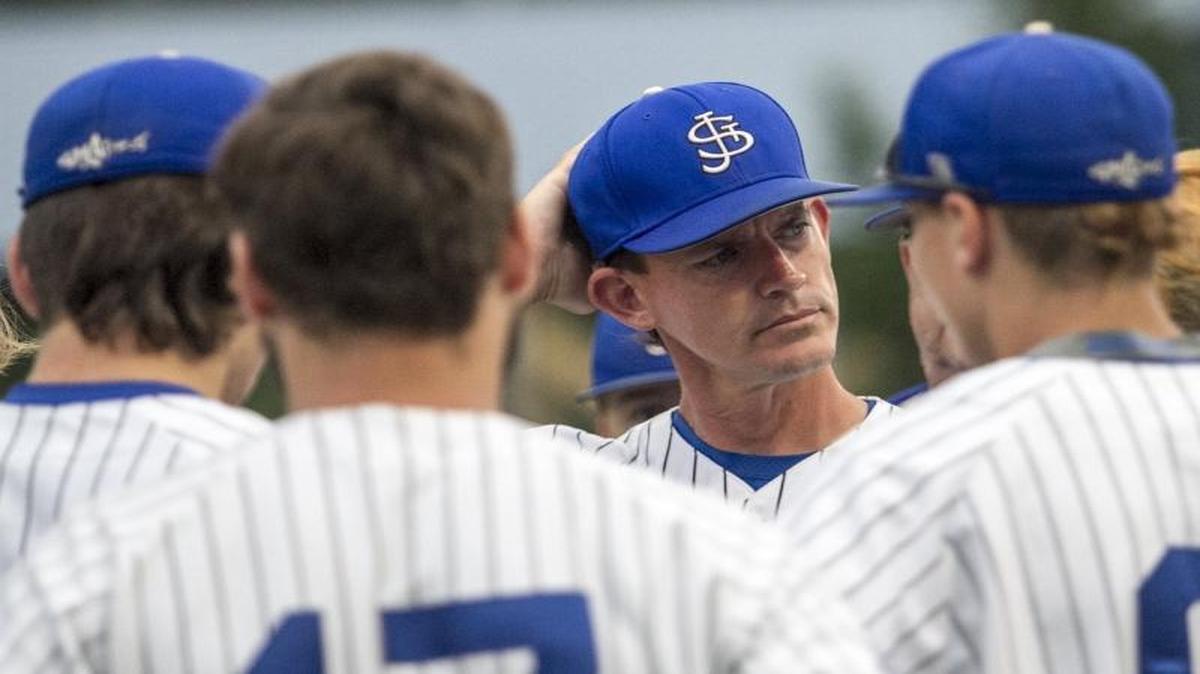 St. James baseball coach Robbie Centracchio (center) was one of a pair of area coaches given the all-star nod by members of the state Baseball Coaches Association.