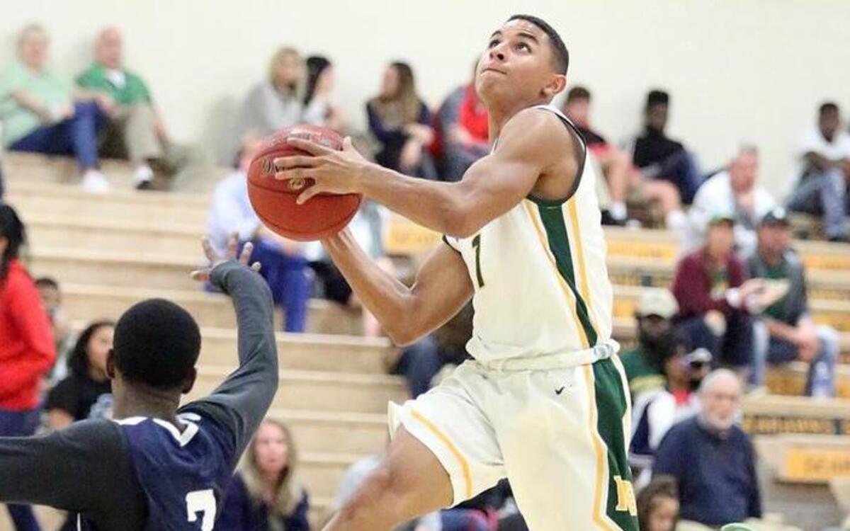 Myrtle Beach's Jayce Allen shoots in the game with Georgetown on Tuesday, Jan. 3, 2017. Myrtle Beach won 60 to 26.