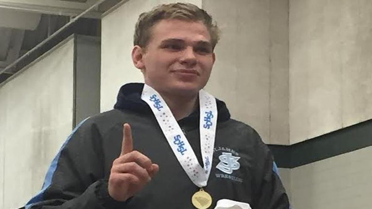St. James’ Michael Mewhorter won a state championship on Saturday.