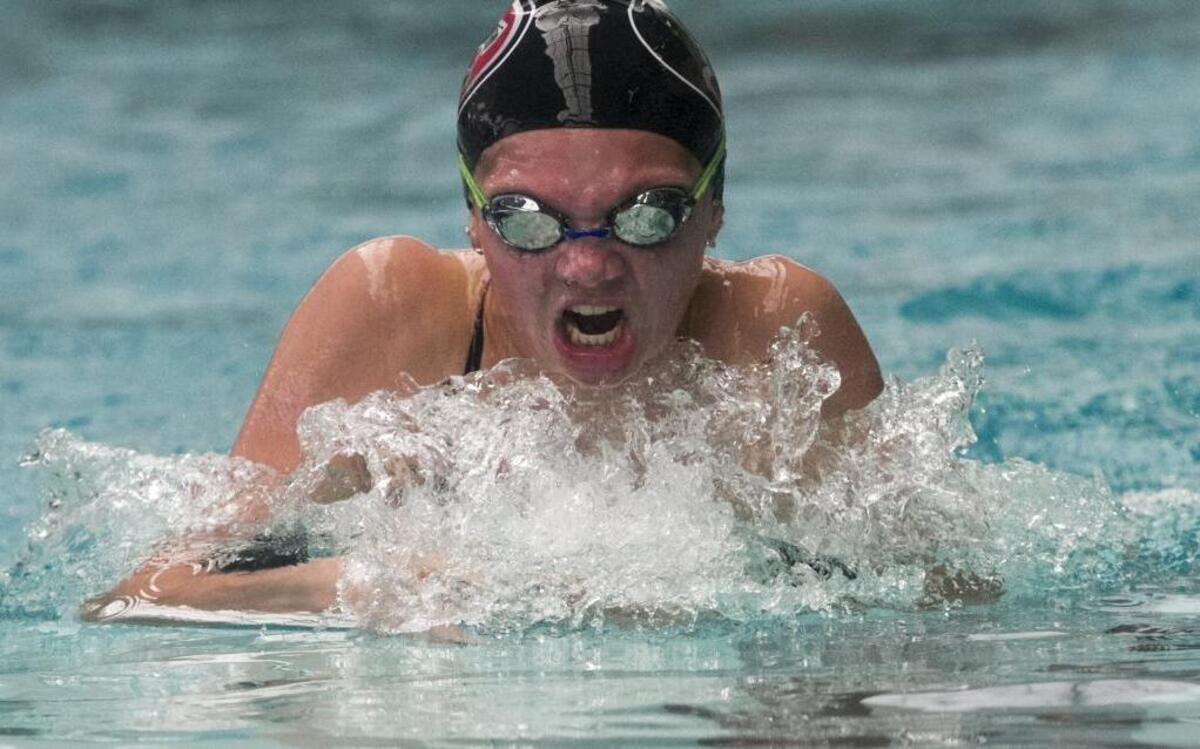 Jensen Helgerson was part of Carolina Forest’s first-place 200-yard medley relay team Saturday.