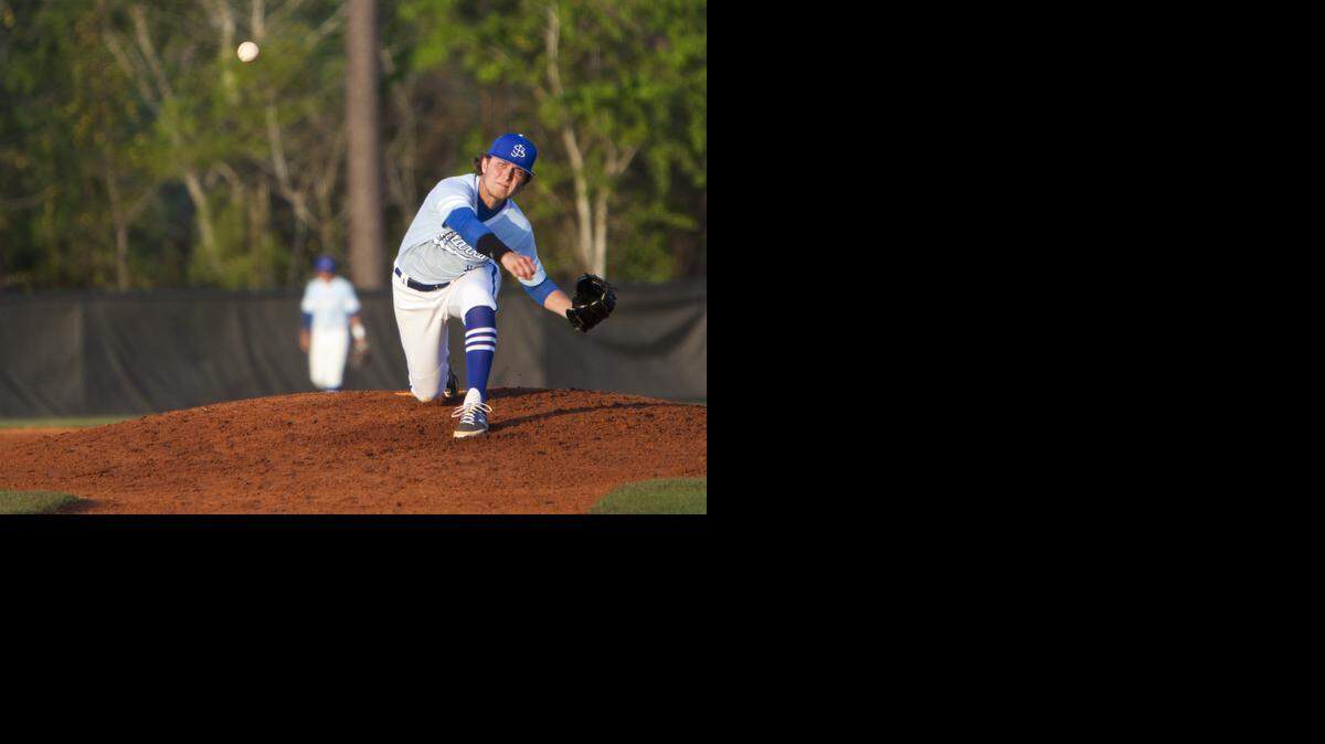 
St. James’ Dillon LeDuc pitched a no-hitter Wednesday night in the Sharks 6-0 win over North Myrtle Beach.
