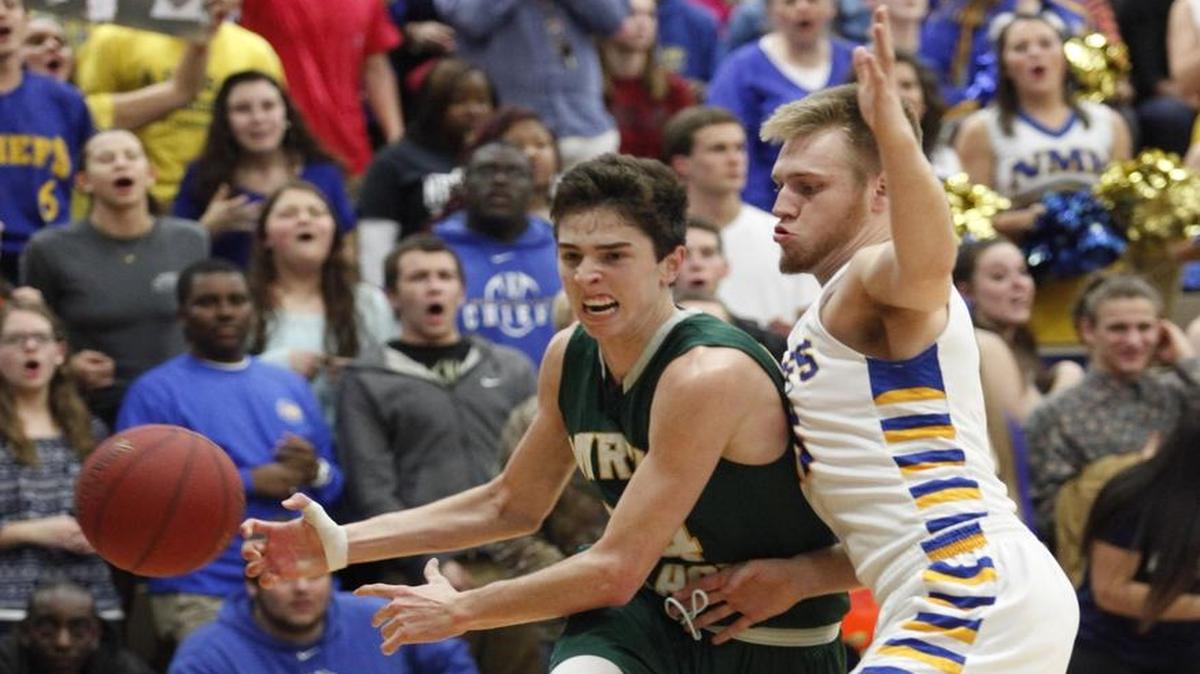 
Myrtle Beach’s Bruce Schneider (24) has verbally committed to play at Richmond in college.
