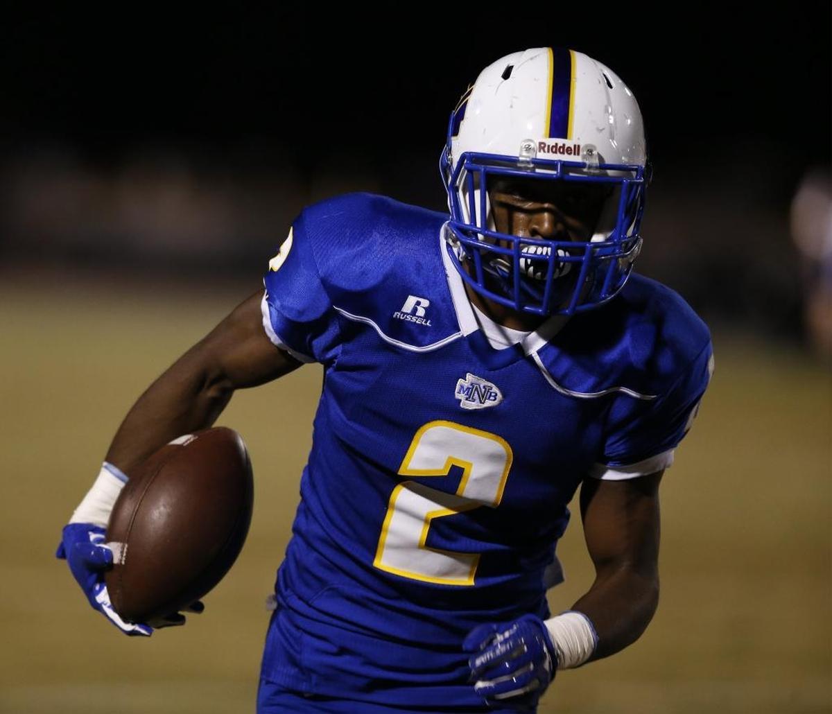 A dynamo on both sides of the ball, North Myrtle Beach’s Tyler Gore was arguably most feared as a defensive back, where he had five interceptions this past season.