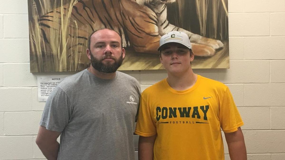 Each time Conway junior kicker Will Smith is able to boot an extra point or field goal attempt through the uprights, it will go to help family friend and Conway High teacher Tom Griffin with medical expenses the result of his bout with cancer.
