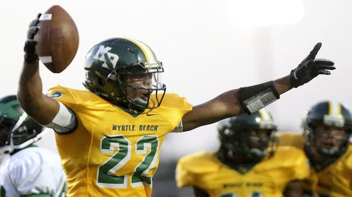 
Last fall, Myrtle Beach’s Brandon Sinclair rushed for 1,318 yards, tops in the area for the second consecutive year.
