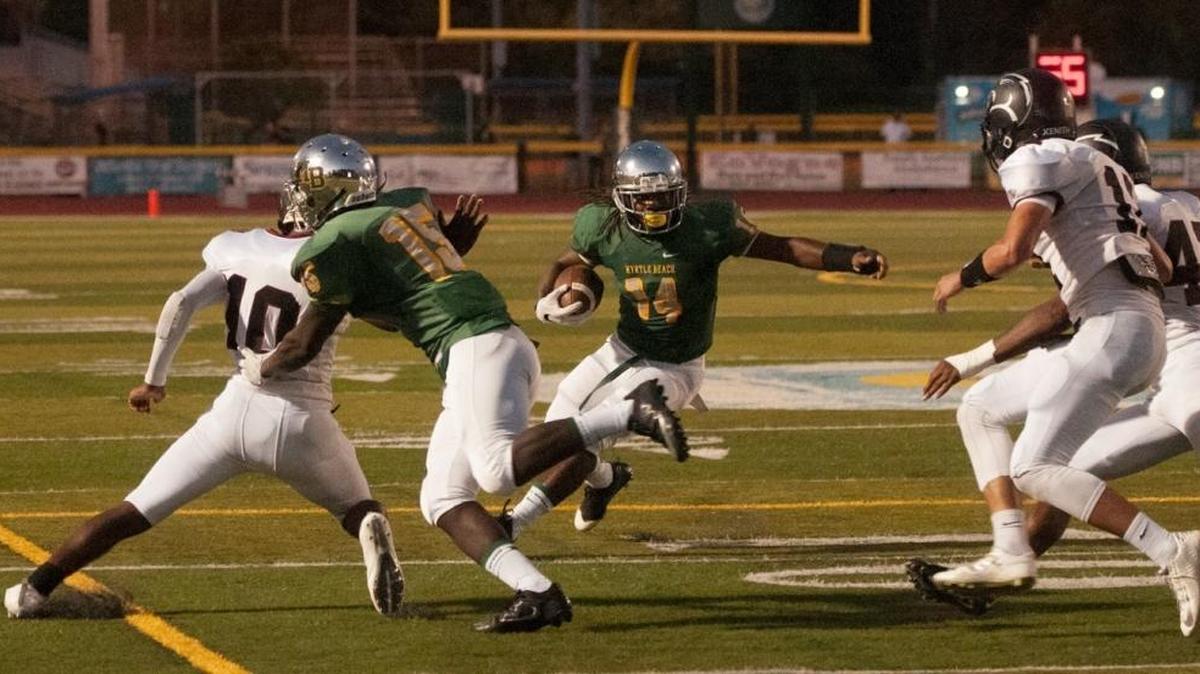 After struggling last week against Carolina Forest, Myrtle Beach slid a spot to No. 2 in Class 4A, according to state prep writers.