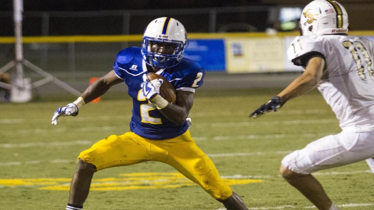 North Myrtle Beach all-purpose man Tyler Gore has six touchdowns this season.