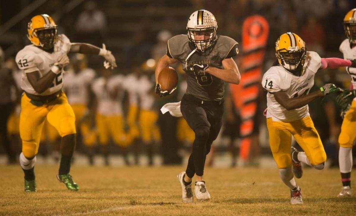 Socastee wideout Devin Stamp was a reliable target for quarterback Hunter Illing this past season.