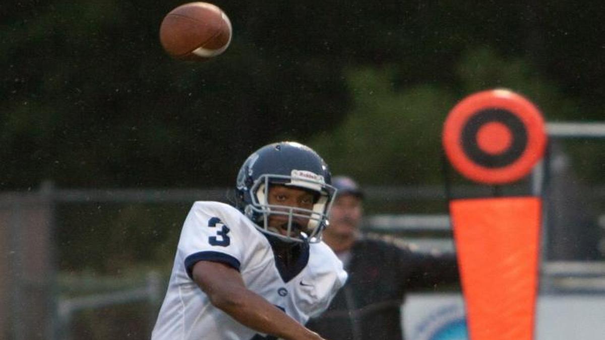 
Georgetown quarterback Jarvis Brown has thrown for 1,773 yards and 16 touchdowns this season.
