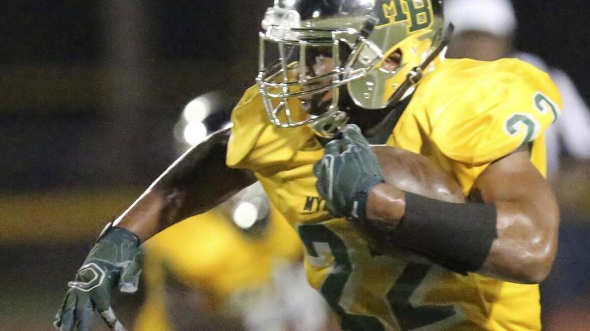 
Running back Brandon Sinclair has helped Myrtle Beach to a 2-1 start.
