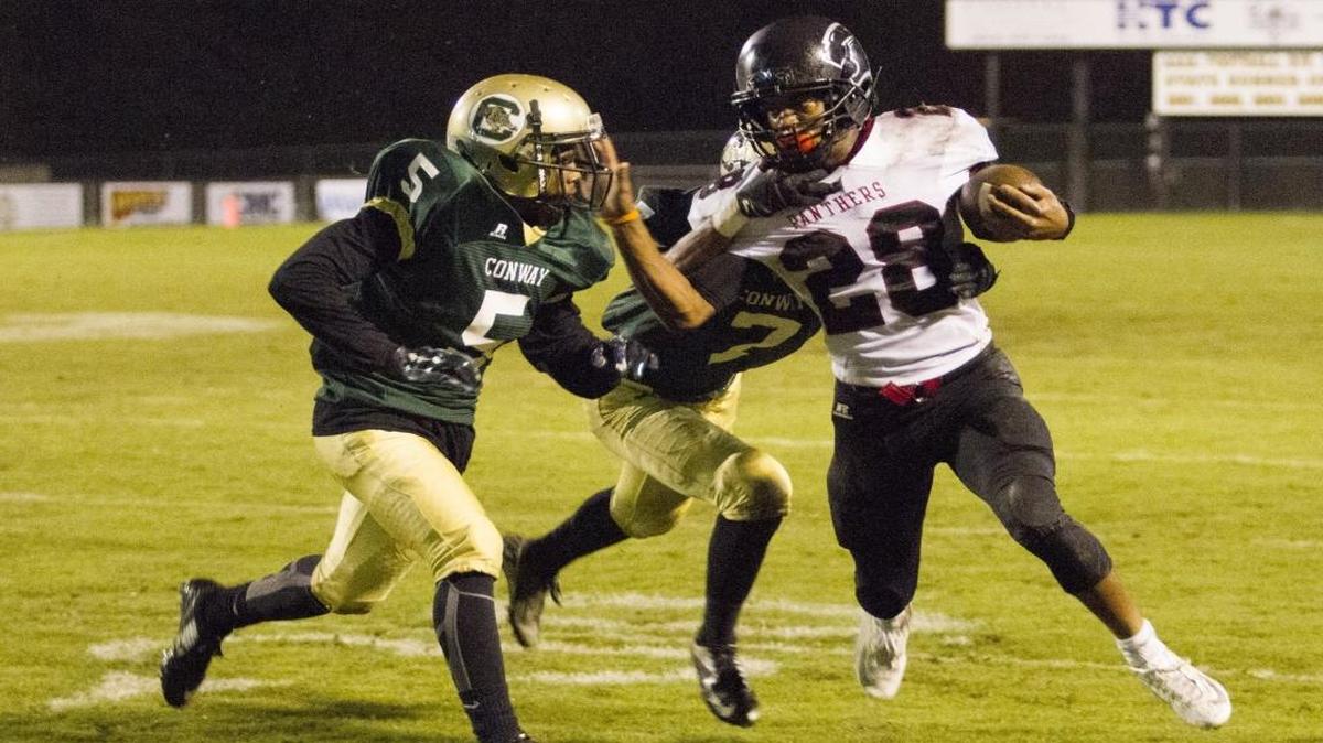 Horry County rivals Carolina Forest and Conway remain in the same league, members of the new Region VI-5A.