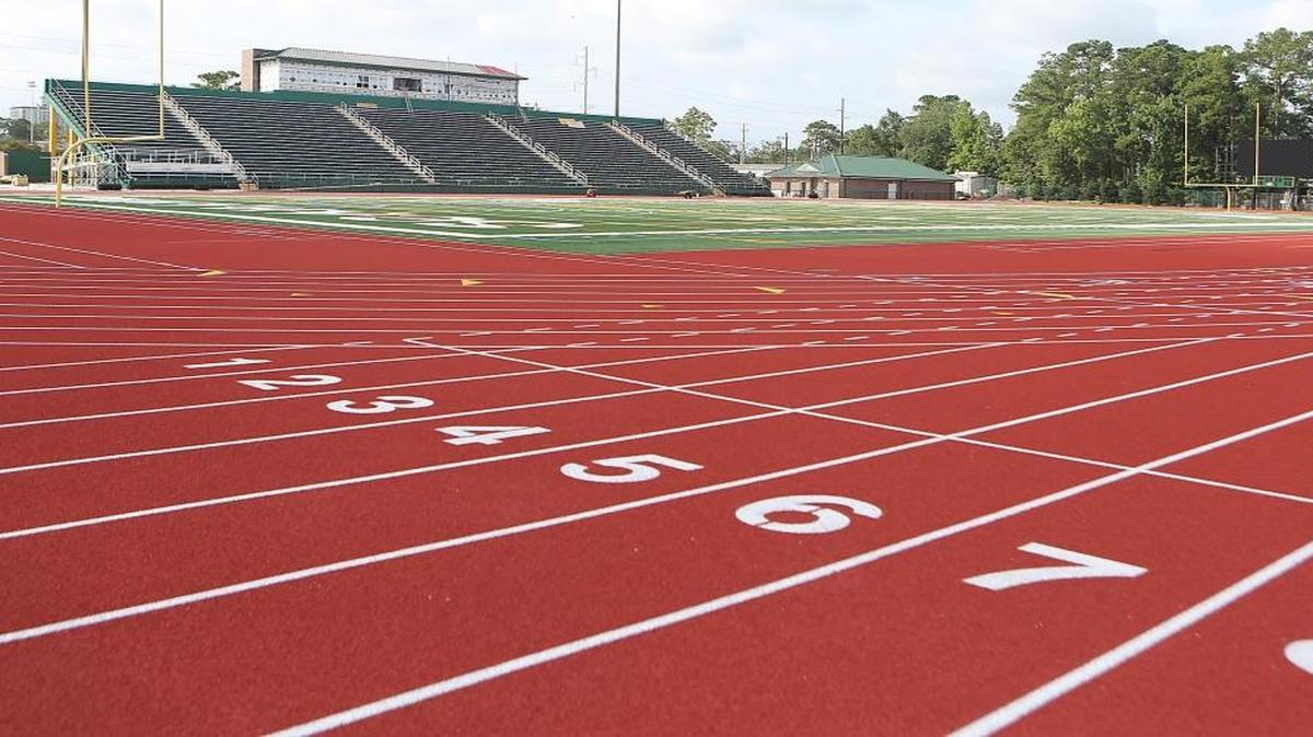 Work continues at Doug Shaw Stadium as construction crews scurry to finish before the Myrtle Beach High football team’s first game at the facility on Aug. 31. Upgrades as part of the project include the stadium’s press box, FieldTurf playing surface, new aluminum seating on the home stands, new restrooms and locker rooms among a number of other improvements.