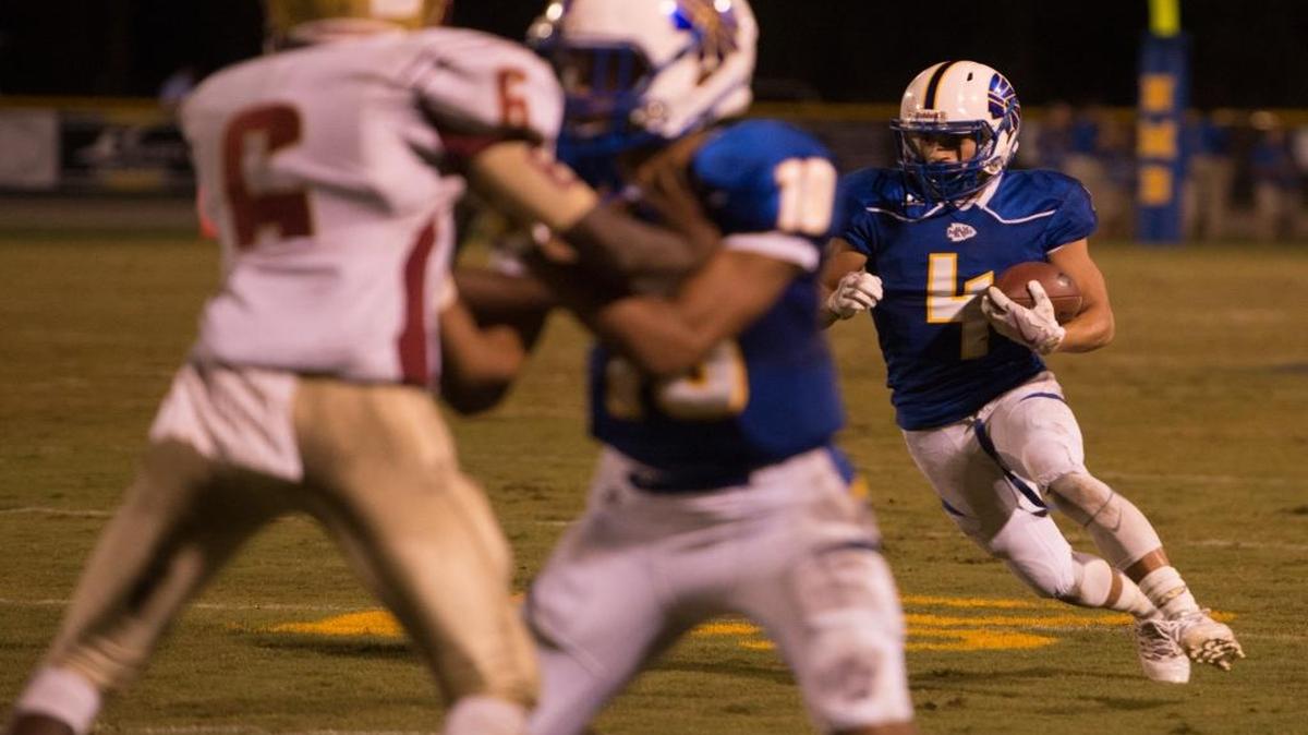 North Myrtle Beach running back Kered Class finds running room last week against Carvers Bay.