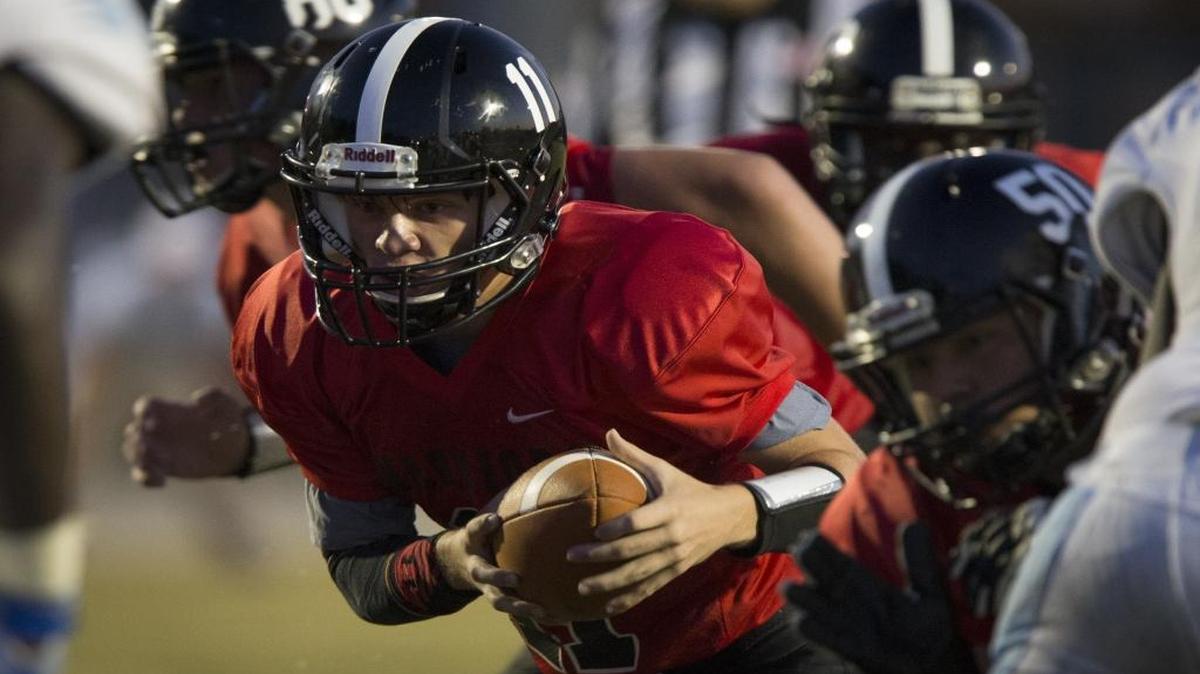 Brandon Stecz is one of a few players lobbying for the Waccamaw quarterback job.