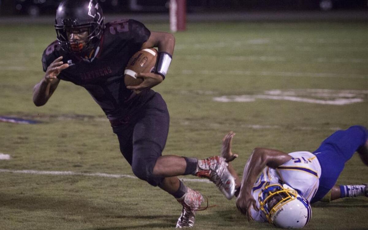 Carolina Forest running back Dyverse Simmons (left) will have a chance to add to his area rushing lead this week.