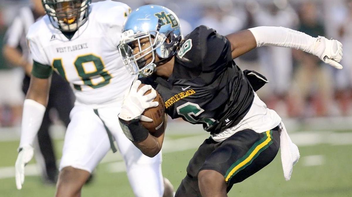 Despite his team coming up on the short end of things against Socastee last week, Myrtle Beach wide receiver Marcus Grissett tied a program-high with 232 receiving yards.