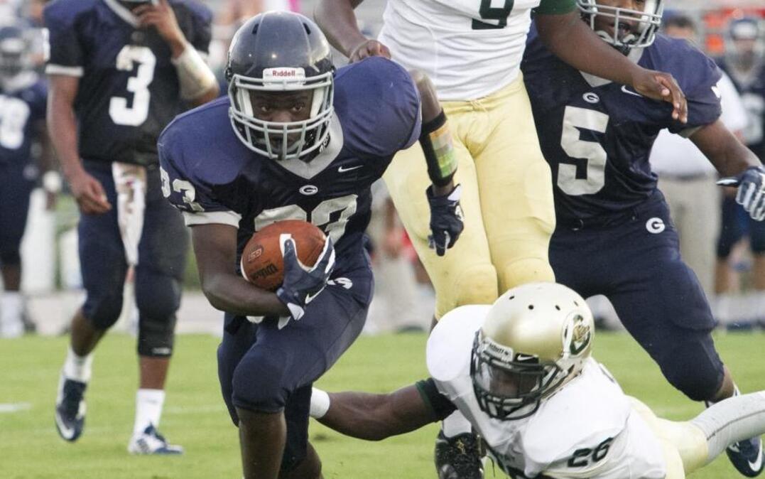 Georgetown’s Deakidd Anderson caught three touchdown passes against Brookland-Cayce on Friday.