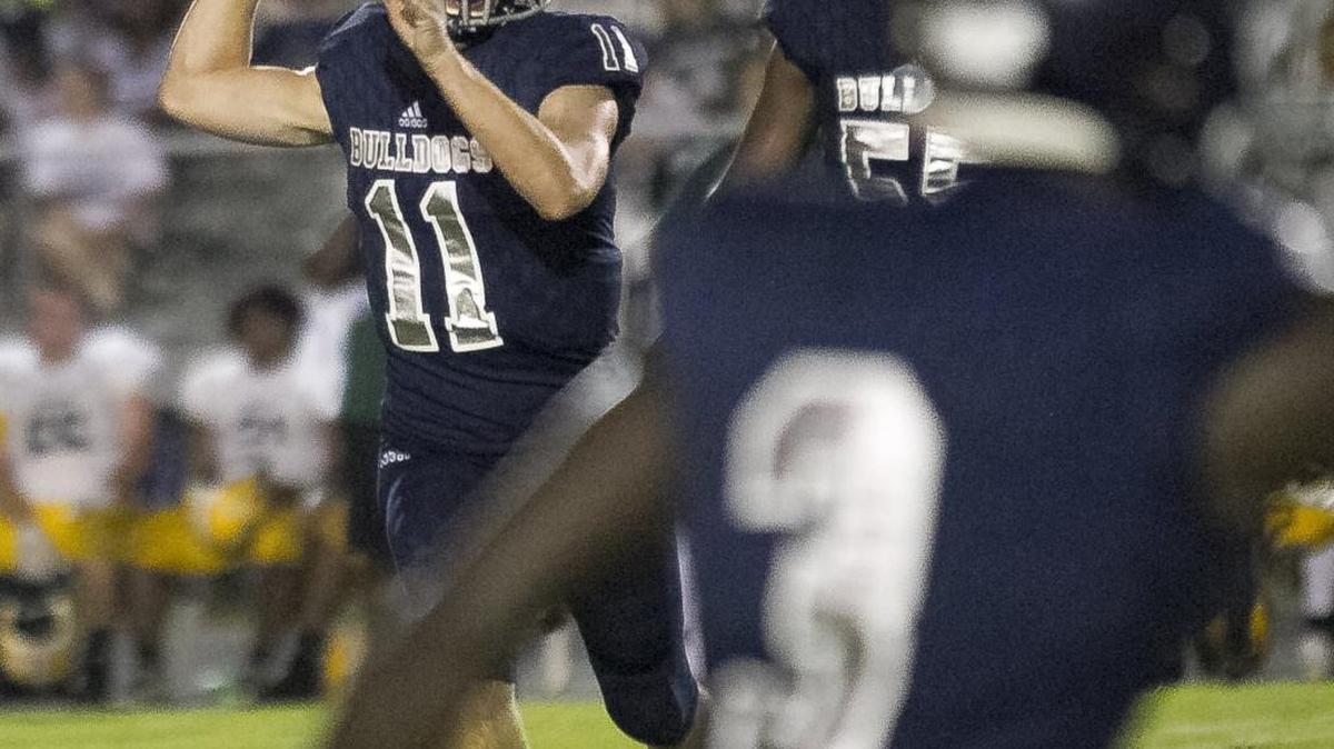 Georgetown quarterback Bret Kirtley threw for three touchdowns on Thursday night, but it wasn’t enough.