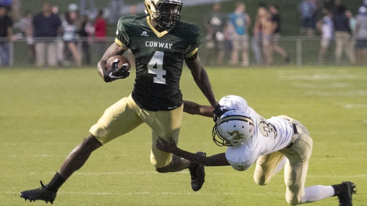 Conway standout Bryan Edwards is expected to make a few trips to Columbia in coming days and weeks, the receiver in the running for the state’s prestigious Mr. Football award along with an official visit to the University of South Carolina.