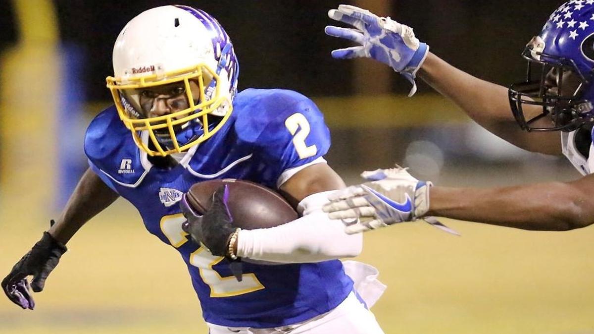 North Myrtle Beach all-purpose man Tyler Gore finds room to run during last Friday’s game against Cane Bay.