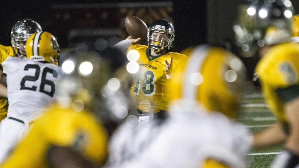 Dealt an ankle injury in the preseason, Myrtle Beach quarterback Lawson Cribb has come back with a vengeance.